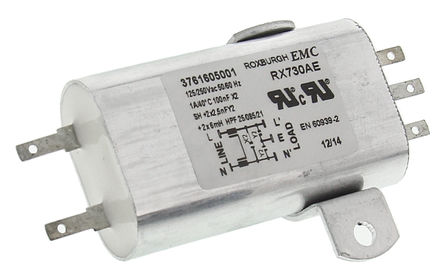 Roxburgh EMC - RX730AE - Roxburgh EMC RX730 ϵ 1A 250 V , 60Hz ̰װ RFI ˲ RX730AE, װƬӶ		
