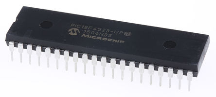 Microchip - PIC18F4523-I/P - PIC18F ϵ Microchip 8 bit PIC MCU PIC18F4523-I/P, 40MHz, 32 kB256 B ROM , 1536 B RAM, PDIP-40		