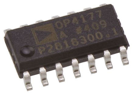 Analog Devices - OP4177ARZ - Analog Devices OP4177ARZ · Ŵ, 1.3MHz, 14 SOICװ		