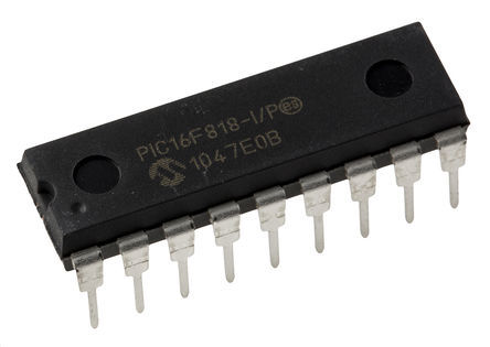 Microchip - PIC16F818-I/P - PIC16F ϵ Microchip 8 bit PIC MCU PIC16F818-I/P, 20MHz, 128 B1792 B ROM , 128 B RAM, PDIP-18		