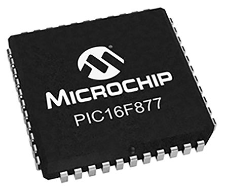Microchip - PIC16F877-20I/L - Microchip PIC16F ϵ 8 bit PIC16F MCU PIC16F877-20I/L, 20MHz, 14 kB ROM , 368 B RAM, PLCC-44		