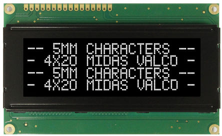 Midas - MC42005A12W-VNMLW - Midas MC42005 ϵ ͸ʽ ĸ LCD ɫʾ MC42005A12W-VNMLW, LED, 420ַ		