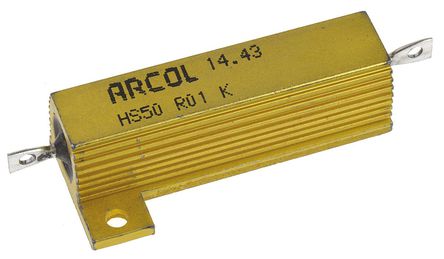 Arcol - HS50 R01 K - Arcol HS50 ϵ HS50 R01 K 50W 10m 10%  尲װ̶ֵ, Ӷ, Ƿװ		