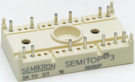Semikron - SK70DT16 - Semikron SK70DT16 SCR բģ, 68A, Vrev=1600V 10mA, 13 SEMITOP3װ		