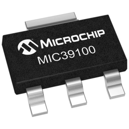 Microchip - MIC39100-5.0WS - Microchip MIC39100-5.0WS LDO ѹ, 5 V, 1A, 1%ȷ, 2.25  16 V, 3 + Tab SOT-223װ		