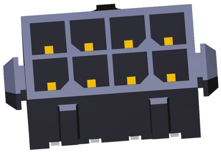 TE Connectivity - 3-794632-8 - TE Connectivity Micro MATE-N-LOK ϵ 8· 3mmھ (2) ֱ PCB  3-794632-8, Ӷ˽, 5A, ͨ		