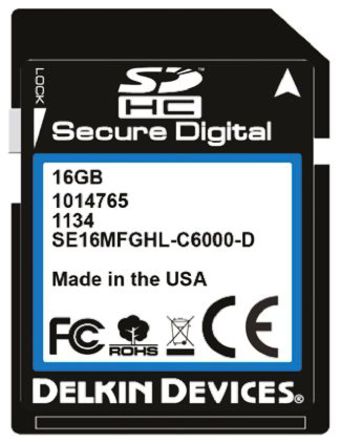Delkin Devices - SE08TFPHL-C6000-D - Delkin Devices 8 GB SDHC		