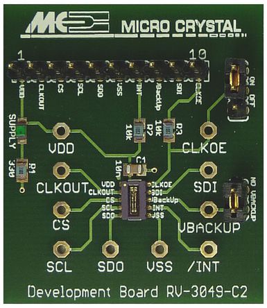 Micro Crystal - RV-3049-C2-TA-025-EBOARD - Micro Crystal RV-3049-C2 ʵʱʱ (RTC) ԰ RV-3049-C2-TA-025-EBOARD		