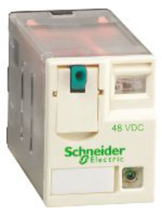Schneider Electric - RXM2AB2ED - Schneider Electric RXM2AB2ED ˫˫ ʽ Ǳ̵, 12 A, 48V dc		