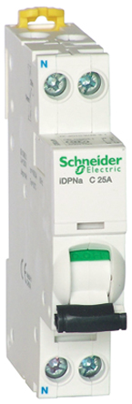 Schneider Electric - A9P08606 - Schneider Electric Acti 9 iDPN ϵ 1 + N 6 A MCB A9P08606, 4500 A Ͽ, C բ		