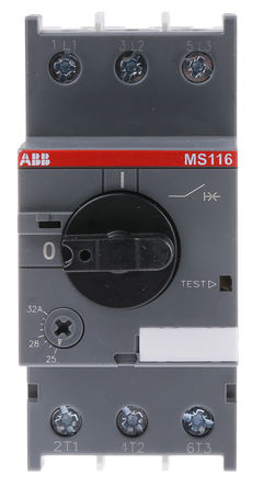 ABB - 1SAM250000R1015 - ABB MS ϵ MS116 ϵ 25  32 A 3 綯· 1SAM250000R1015, 10 kAϿ, 690 V 		