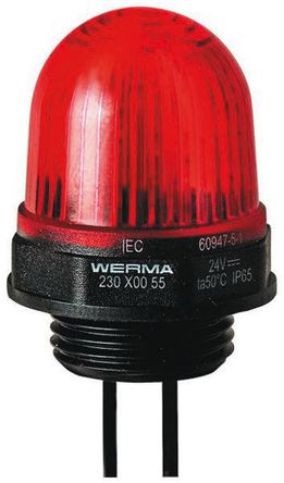 Werma - 23010068 - Werma 230 ϵ ɫ LED, ȶƹ źŵ 23010068, 230 V , 尲װ		