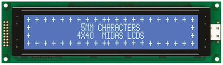 Midas - MC44005A6W-BNMLW - Midas ͸ʽ ĸ LCD ɫʾ MC44005A6W-BNMLW, LED, 440ַ		