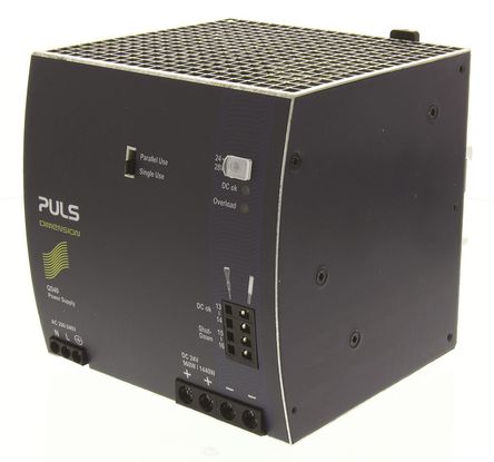 PULS - QS40.244 - PULS Q ϵ 960W ģʽ DIN 尲װԴ QS40.244, 94.6%Ч, 240V ac, 40A, 28V dc 24V dc/		