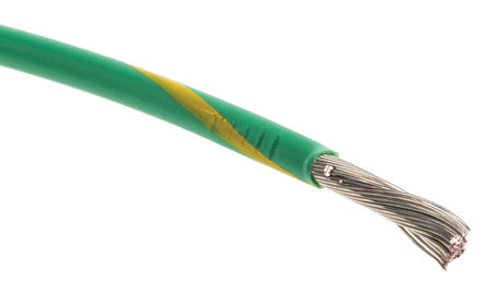 Alpha Wire - 6718 GY005 - Alpha Wire EcoWire ϵ 30m ɫ/ɫ 12 AWG о ڲߵ 6718 GY005, 3.31 mm2 , 65/0.25 mm оʾ, 600 V		
