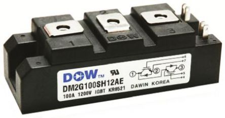 DAWIN Electronics - DM2G50SH6N - DAWIN Electronics DM2G50SH6N Nͨ IGBT ģ, , 75 A, Vce=600 V, 7 7DM-1װ		