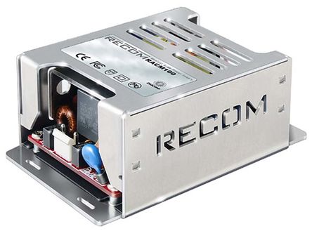 Recom - RACM100-12S - Recom 100W  ǶʽģʽԴ SMPS RACM100-12S, 85  264V ac, 12V dc, 8.34, 91%Ч		