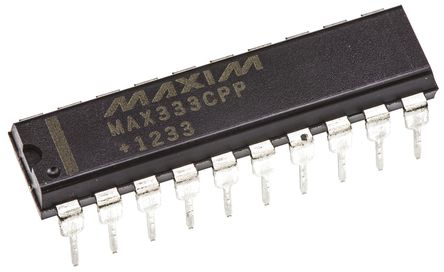 Maxim - MAX333CPP+ - Maxim MAX333CPP+ ģⵥ˫, ĵ˫, 12 V15 V18 V24 V28 VԴ, 20 PDIPװ		