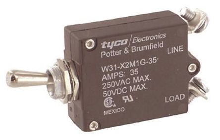 TE Connectivity - W31-X2M1G-35 - TE Connectivity W31 ϵ 35A 1  ȴŶ· W31-X2M1G-35, 50 V dc, 240 V ac		