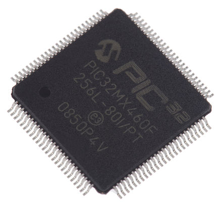 Microchip PIC32MX460F256L-80I/PT
